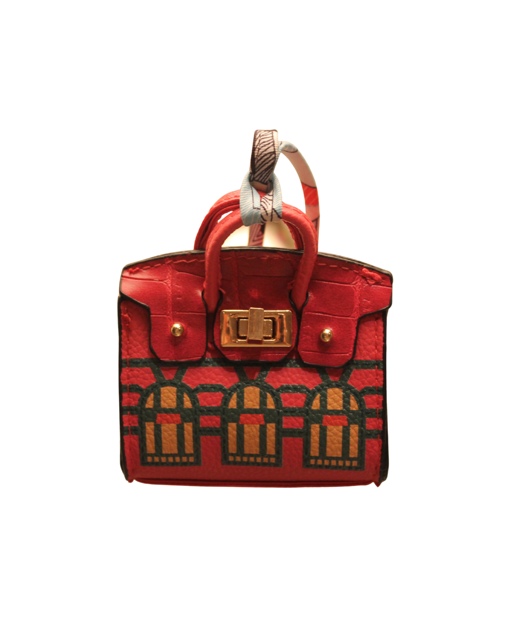 Rose Georgian Mini Bag Charm