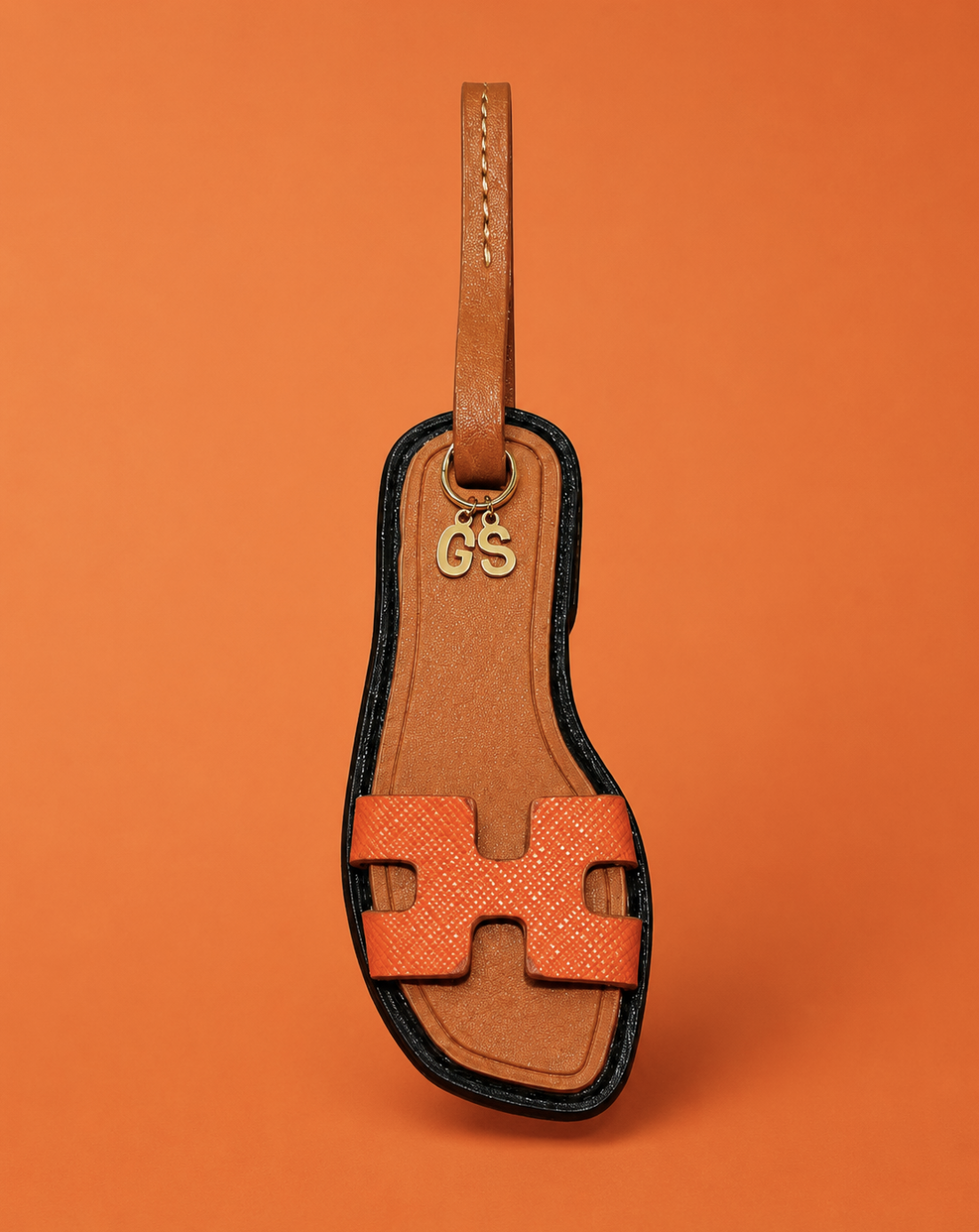 Orange Sandal Mini Charm