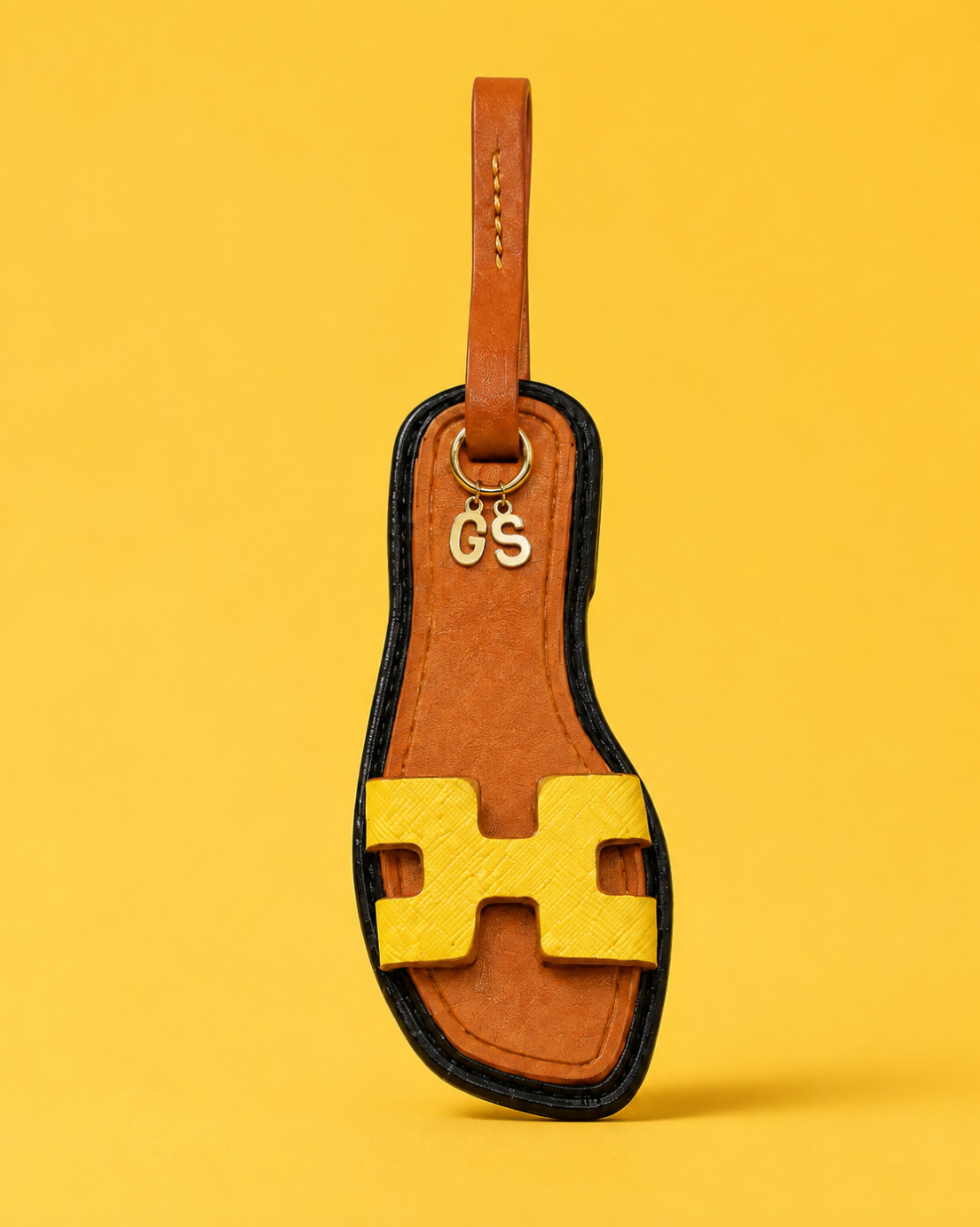 Yellow Sandal Mini Charm
