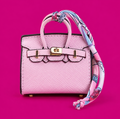 Baby Pink Phoebe Mini Bag Charm