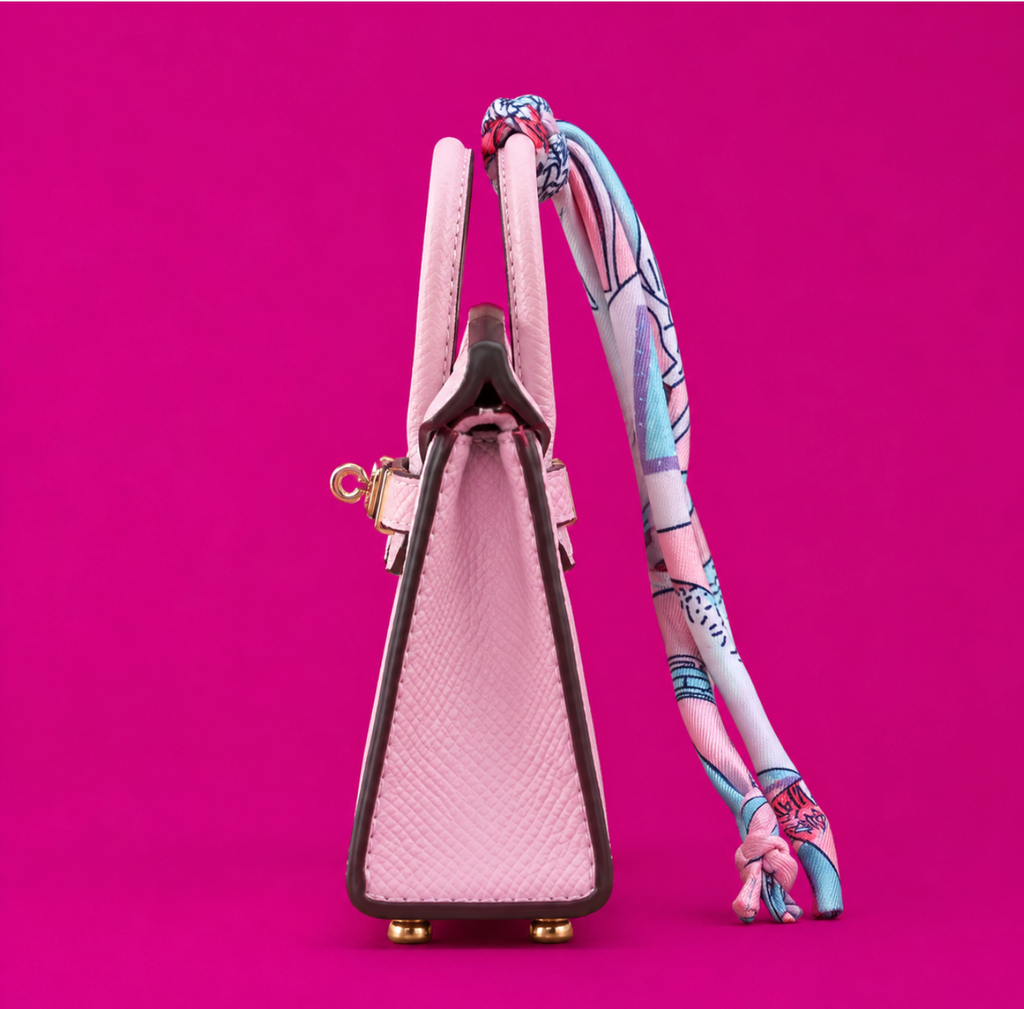 Baby Pink Phoebe Mini Bag Charm