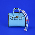 Baby Blue Phoebe Mini Bag Charm