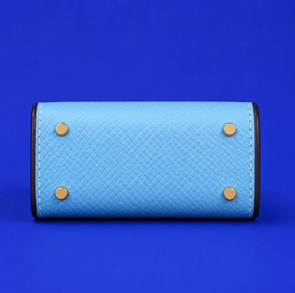 Baby Blue Phoebe Mini Bag Charm