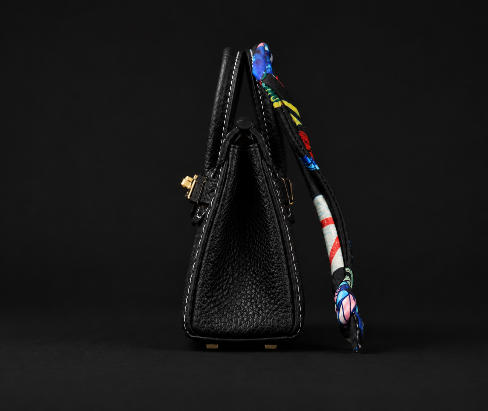 Black Phoebe Mini Bag Charm
