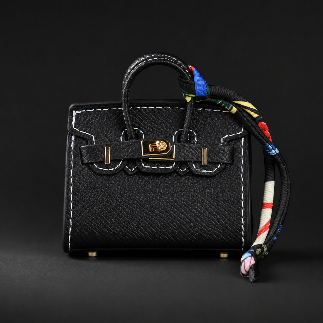 Black Phoebe Mini Bag Charm