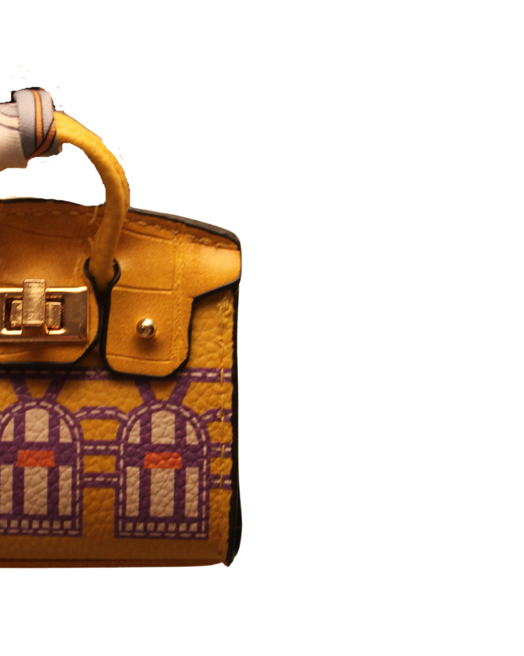 Chartreuse Georgian Mini Bag Charm